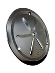 Mud Cover, Louvered, Aluminum, 15 in Wheels