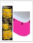 Nose, SS Killer Z, Upper / Lower, Plastic, Pink