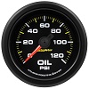 Oil Pressure Gauge, Stepper Motor, 0-120 psi,