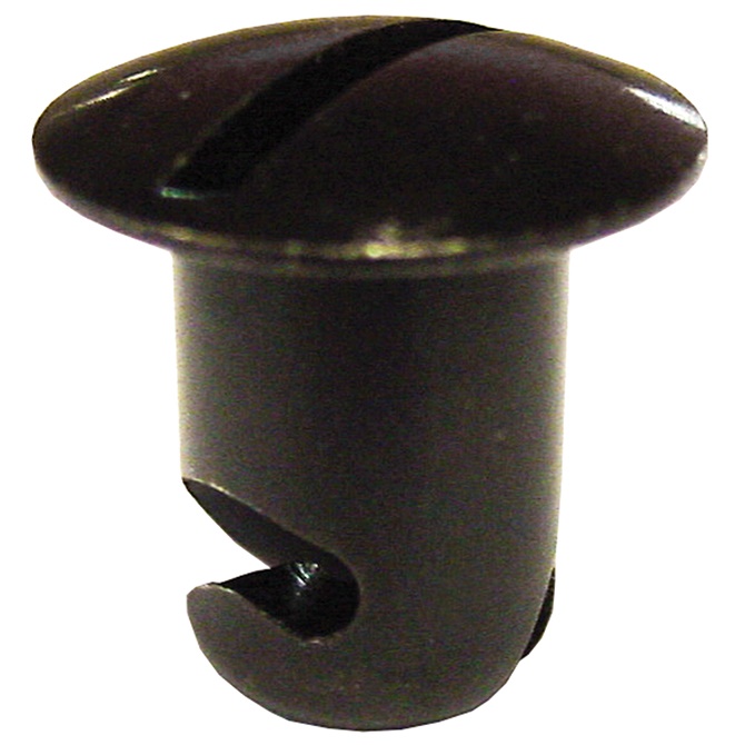 Panel fastener Black 7/16" Aluminum Oval Head .450" Grip