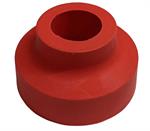 RED RUBBER 50 DUROMETER 1-3/8^ BUSHING