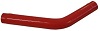 SBC + BBC UPPER RAD HOSE TO RIGHT  (RED)