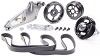 SBC Pulley Kit, 6 Rib Serpentine 6200 RPM ENGINE