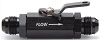 SHUT OFF VALVE -8AN MALE BLACK FINISH