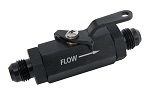 SHUT OFF VALVE 6 AN TO 6 AN MALE BLACK ANO