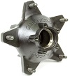 STARLITE 55 5 BOLT BRAKE HUB  BLACK E-COAT