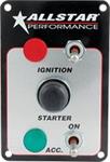 TWO TOGGLE SWITCH PANEL WITH 2 LIGHTS
