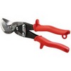 Tin Snips, Left 1-1/4^ Long Blades, 9-1/4^ Long, Red
