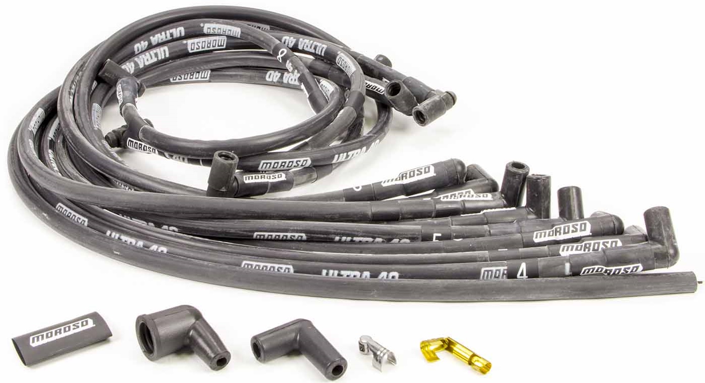 Moroso Ultra 40 Race Spark Plug Wire Set Big Block Chevy