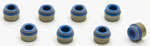Valve Stem Seal, 11/32 in, 0.530, Viton, Set of 8