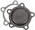 W5 ALUM. FRONT HUB DUST CAP (Sold Each)