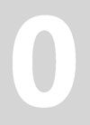 WHITE  6 INCH NUMBER - # 0