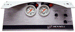 WHITE DASH  WITH GAUGES and SWITCHES
