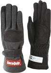 X-LARGE  SFI-5 BLACK GLOVES