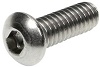 ZINC BUTTON BOLT 1/4^-20 C. x 3/8^