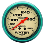 2-5/8 Ultra-Nite Water Temp Gauge 140-280