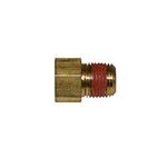 Fitting, Adapter, Straight, 1/8 in NPT Male to 3/8-24 in Inverted Flare Female,