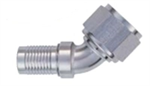 -8 45º HS-79 Hose End - Aluminum - Super Nickel Pl
