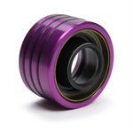 Axle Housing Seal, Inner, O-Ring Outer Seal, Aluminum, Purple Anodized, 2.700 in