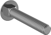CARRIDGE BOLT, 3/8^ C X 1-1/2^ - ZINC