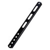 Wing Strap, Nose, Flat, 11.5 in Long, Belly Mount, Stainless, Black Powder Coat,