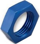 FITTING -8 AN ALUM.BULKHEAD NUT   BLUE