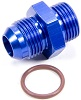 Fitting, Adapter10 AN Male to 10 AN Male O-Ring BLUE