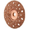 Tire Grinding Disc, Flat, 4 in OD, 5/8 in Arbor, 23 Grit