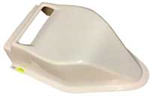 LONG HOOD SCOOP - WHITE FIBERGLASS