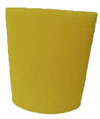 YELLOW AIR FILTER OPEN END 3.75^x6^