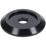 Flat Washer, 0.25^ ID, 1.25^ OD, Aluminum, Black (10)