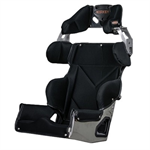 SEAT KIT - ALUMINUM 15^ ROAD RACE 20º LAYBACK CONTAINMENT SEAT & BLACK COVER