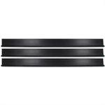 Rocker Panel, 78 in Long, Plastic, BLACK Set of 3