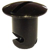 Panel fastener 7/16^ Black Aluminum Oval Head .600^ Grip