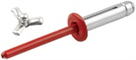 SM HD RIVET 250PK RED  FLANGE TYPE