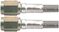 BRAKELINE-AN 3 -28 ^LONG STEEL BRAIDED