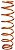 Coil Spring, Barrel, Coil-Over, 2.500 in ID, 14^  200#