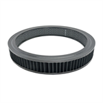 Air Filter Element, Round, 14 in Diameter, 2 in Tall, Wire Mesh Included, Reusab