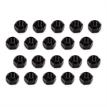 Lug Nut, 5/8-11 in Right Hand Thread, 1 in Hex Head, 45 Degree, Open End, Alumin