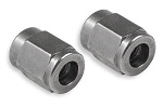 Fitting, Tube Nut, 3 AN, 3/16 in Tube, Stainless, Natural, Pair