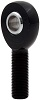 Alum Rod End 1/2 LH Male       (BLACK)