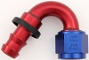 AN10 150 DEGREE PUSH ON HOSE END