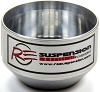 Bump Stop Cup, 1 in Cup, Aluminum, Polished,