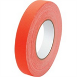 Gaffers Tape, 150 ft Long, 1 in Wide, Fluorescent Orange,