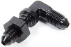 AN3 90 DEGREE BULKHEAD BLACK