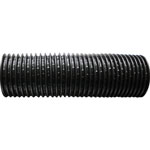 Brake Duct Hose, 2 in Diameter, 5 ft, Plastic, Black