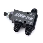 Oil Pressure Relief Valve, Adjustable, External, 10 AN Male Inlet, 10 AN Male Ou