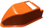 LONG HOOD SCOOP - ORANGE FIBERGLASS