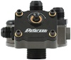 Oil Filter Mount, Primer Pump, 12 AN Male Ports, 1-1/2-12 in Center Thread