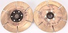 2 Clutch Disc, 7-1/4 in Diameter, 1-1/8 in x 10 Spline